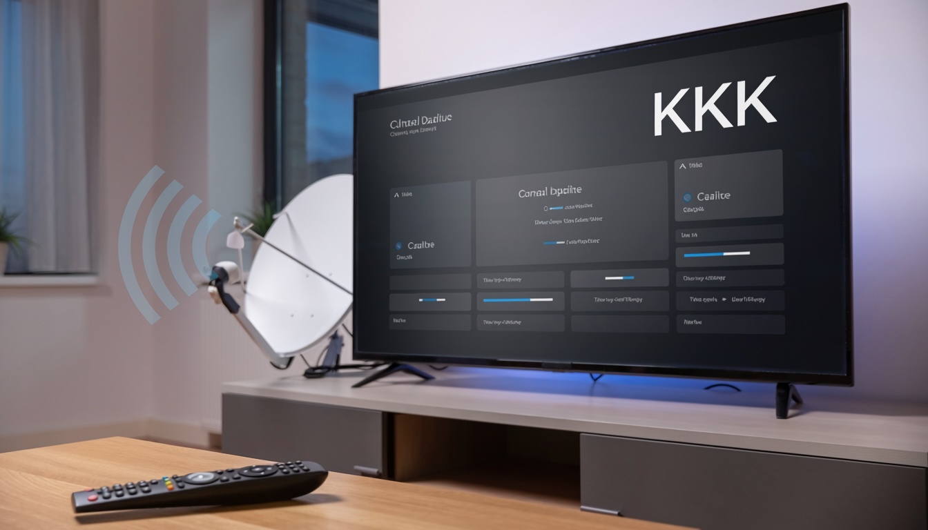 TKGS uydu televizyon kanal güncelleme ve sinyal görseli