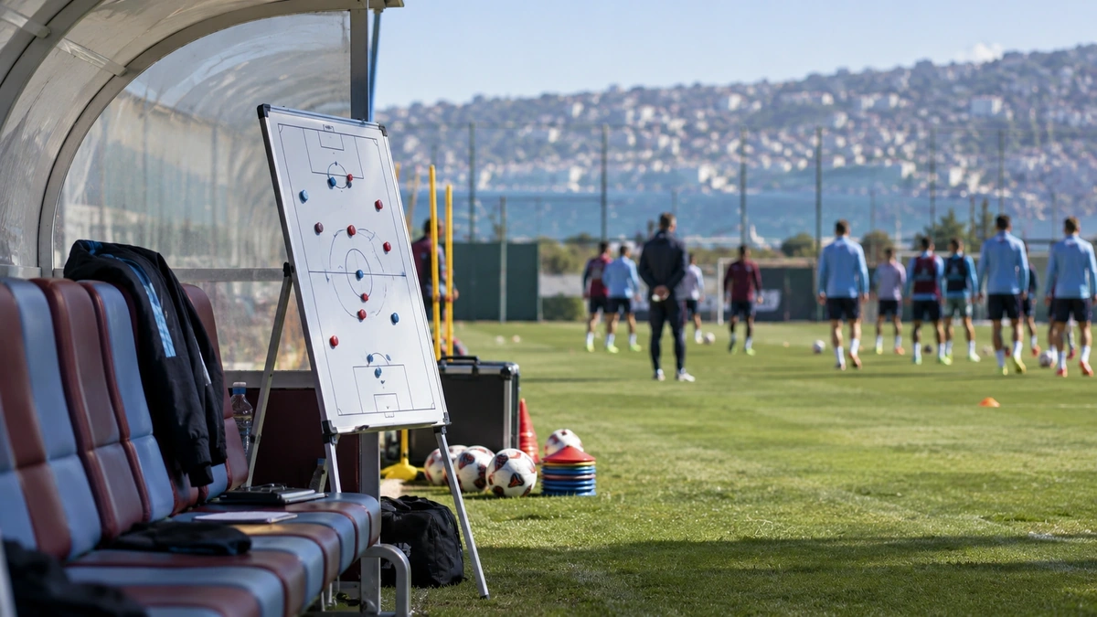 Hüseyin Çimşir'in Trabzonspor'daki teknik direktörlük döneminin sona ermesini temsil eden antrenman tesisi